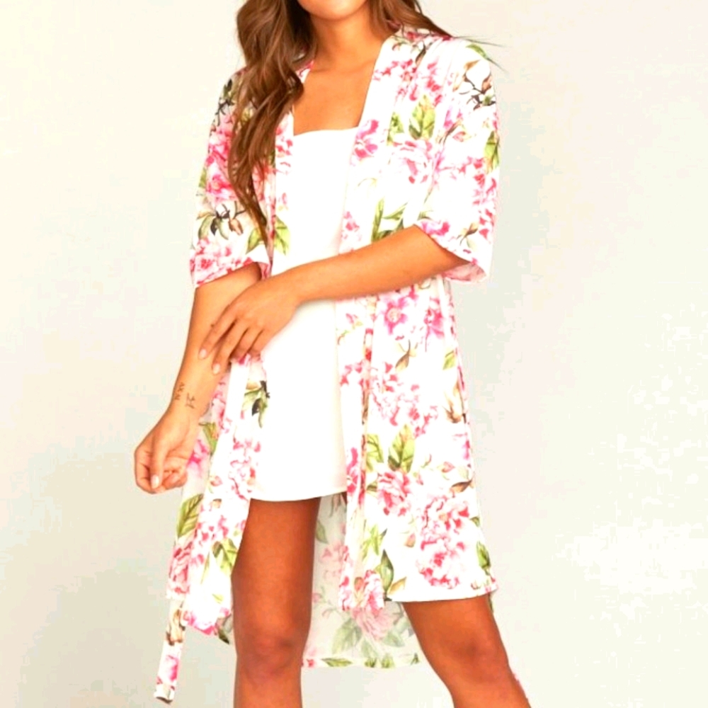 Show Me Your Mumu Garden of Blooms Robe NWOT